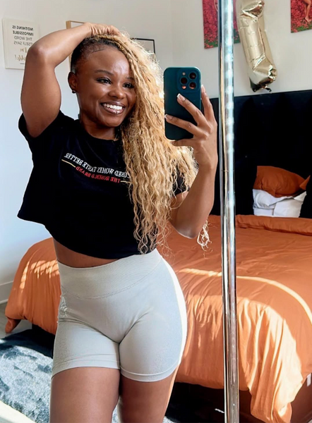 Focused Women Taste Better Cropped Tee